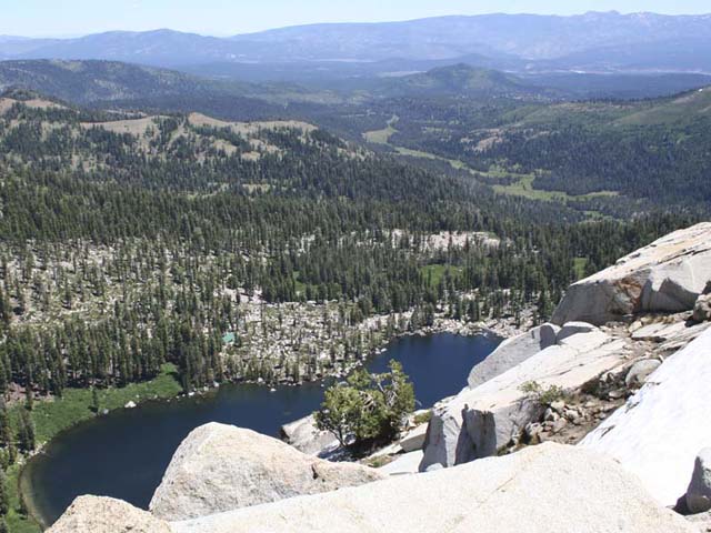 Arrived! Overlooking Frog Lake